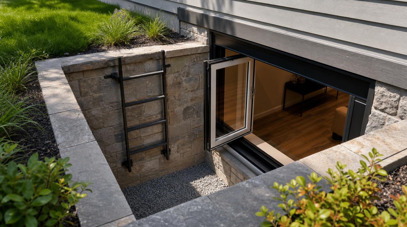 What Is an Egress Basement Window? IRC Building Code Requirements Explained